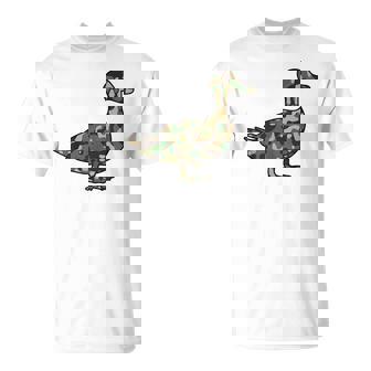 「鴨フラージュ」かも カモフラージュ 迷彩 ダジャレ 駄洒落 動物 鳥 カモ 鳧 カムフラージュ 兵士 軍隊 軍人 国防 Tシャツ - Kawaiitshirt