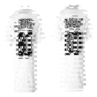 【バックプリント・背中側】Around 60 還暦 アラカン アラウンド 六十歳 お誕生日 60代 面白 Tシャツ - Kawaiitshirt