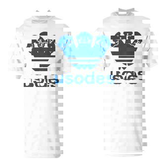 【バックプリント・背中側】ウソデス Usodes かわうそです。《ブルー 青》スポーツ ブランド パロディ 面白い Tシャツ - Kawaiitshirt