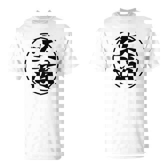 【バックプリント・背中側】火消（火消し組 丸）消防団【変なデザイン屋さん】面白い デザイン Tシャツ - Kawaiitshirt