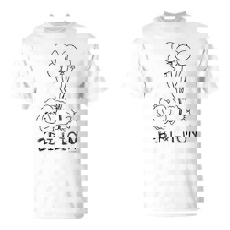 【夏色まつり】えびふらいおんは空を飛ぶ Tシャツ - Kawaiitshirt