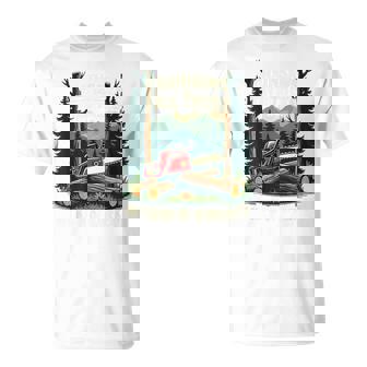 おもしろ林業チェーンソー 背の高い木 ワークアウト ロギング 生活 Tシャツ - Kawaiitshirt