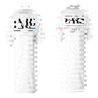 お土産 De Paris フランス国旗 愛の首都 ギフト Tシャツ - Kawaiitshirt