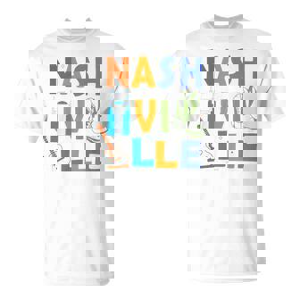 お土産 From Nashville Tn Trip Guitar Music City ナッシュビル 長袖tシャツ Tシャツ - Kawaiitshirt