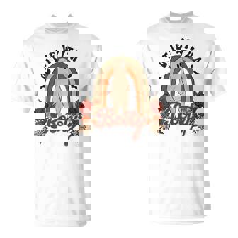 かわいいお尻 面白い ハロウィン ゴースト レトロ ヴィンテージ スタイル Tシャツ - Kawaiitshirt