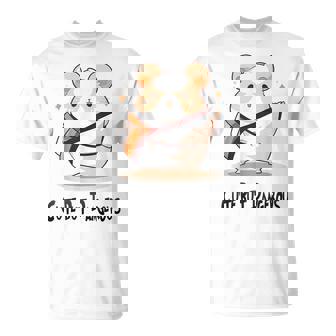 かわいいけど危険な面白いハムスター空手 Tシャツ - Kawaiitshirt