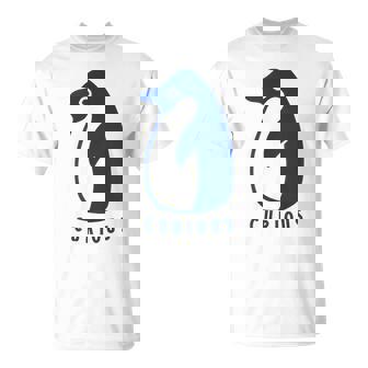 かわいいアデリーペンギン、学習者や探検家のためのミニマルアート。 Tシャツ - Kawaiitshirt