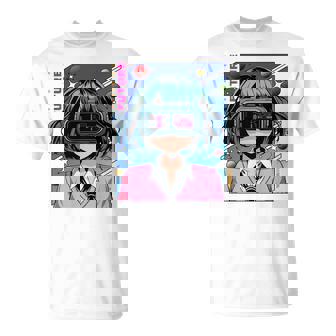 かわいいアニメの女の子 長袖tシャツ Tシャツ - Kawaiitshirt