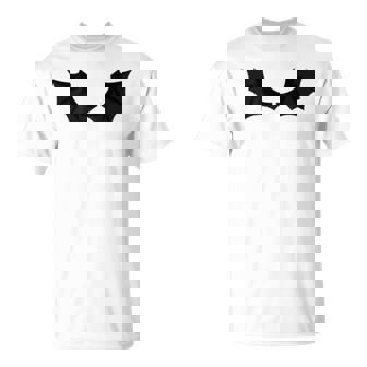 かわいいハロウィンブラックコウモリの羽 Tシャツ - Kawaiitshirt