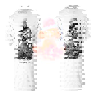 かわいいフレンチパリエッフェル塔トイプードル パリジャンプードル Tシャツ - Kawaiitshirt