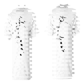 かわいい猫のシルエット Tシャツ - Kawaiitshirt