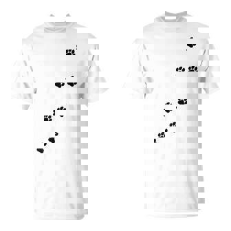 かわいい面白い猫の足跡 Tシャツ - Kawaiitshirt