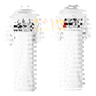 かわいい鶏 洋画 恋 春 パステル Tシャツ - Kawaiitshirt