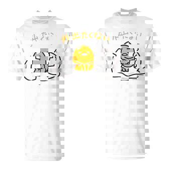 ぐでたま 外出たくない ライトカラー Tシャツ - Kawaiitshirt