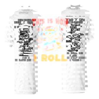 これが私がクールなフォックススケートをスケートボードで転がす方法です Tシャツ - Kawaiitshirt