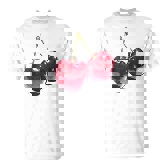 さくらんぼ フルーツ モチーフ イラスト さくらんぼ Tシャツ - Kawaiitshirt