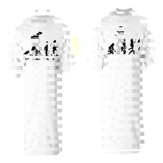 じんるいのしんか 人類の進化 Ufo Alien Human Evolution Tシャツ - Kawaiitshirt