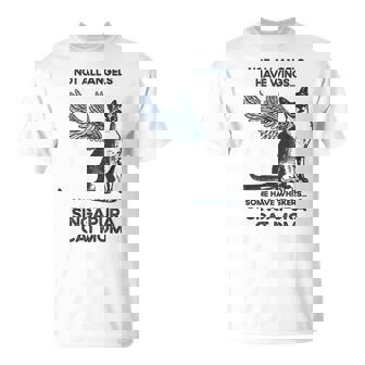 すべての天使に翼があるわけではない-マザーシンガプーラキャットママ Tシャツ - Kawaiitshirt