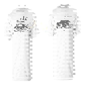 だらーんとくつろいでいる黒柴 柴犬のドット絵 Tシャツ - Kawaiitshirt