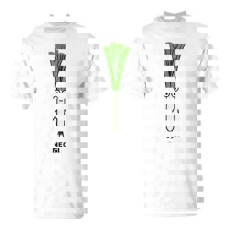 ねぎ 葱 顔 イラスト かわいい おもしろ 面白い 簡単 シンプル ゆるい 野菜 Tシャツ - Kawaiitshirt