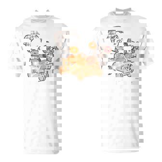 ねこぺん日和 ドーナツたくさん Tシャツ - Kawaiitshirt