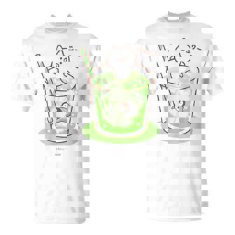 ねこぺん日和 メロンソーダ Tシャツ - Kawaiitshirt