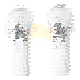 ひげを生やしたドラゴン、バルタゲーム、フトアゴヒゲトカゲ、ポゴナとくつろぐ 長袖tシャツ Tシャツ - Kawaiitshirt