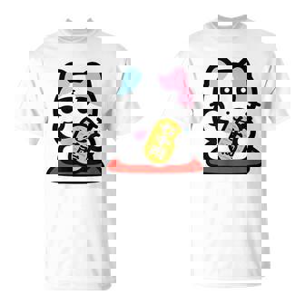 びーえするるる【Bsテレ東公式】まねきねこイラストtシャツ（10色） Tシャツ - Kawaiitshirt