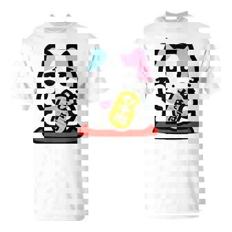 びーえするるる【Bsテレ東公式】まねきねこイラストtシャツ（ホワイト） Tシャツ - Kawaiitshirt