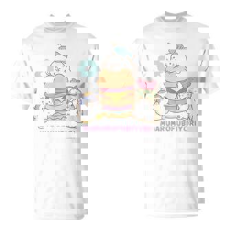 まるもふびより ハンバーガー Tシャツ - Kawaiitshirt