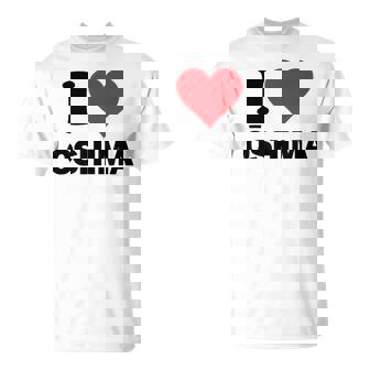 アイハート 大島ジャパンラブ 日本土産 Tシャツ - Kawaiitshirt