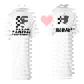 アイハート 天草 Japan Love 日本土産 Tシャツ - Kawaiitshirt