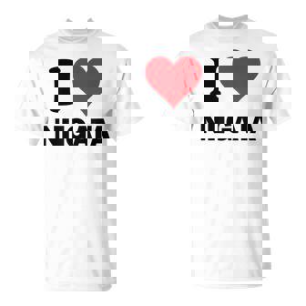 アイハート 新潟 日本 愛 日本土産 Tシャツ - Kawaiitshirt