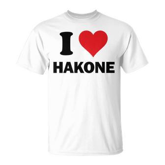 アイハート 箱根 日本 愛 日本土産 Tシャツ - Kawaiitshirt