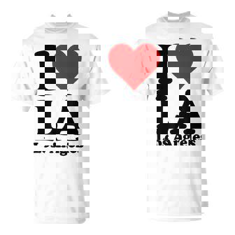 アイラブハートラロサンゼルスカリフォルニア Tシャツ - Kawaiitshirt