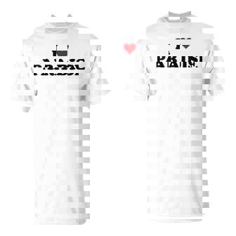 アイ・ハート Usa シティ-アイ・ラブ・パラダイス Tシャツ - Kawaiitshirt