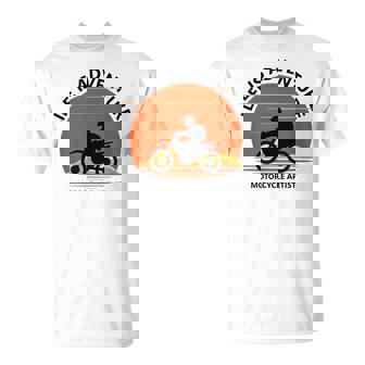 アドベンチャー バイク おもしろ ツーリング 人生は冒険だ オフロードバイクバイク イラスト Tシャツ - Kawaiitshirt