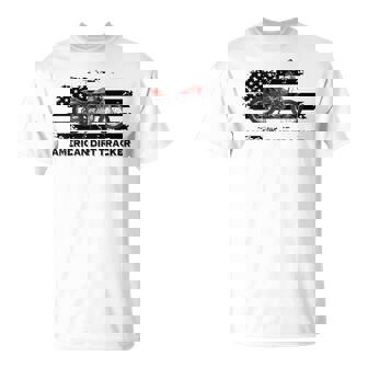 アメリカンダートトラッカー フラットトラックレーサー ダートトラック メンズ ボーイズ Tシャツ - Kawaiitshirt