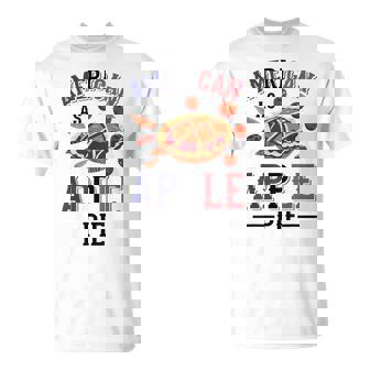 アメリカ国旗-アメリカン・アズ・アップルパイ Tシャツ - Kawaiitshirt