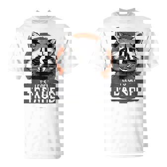 アライグマコスチュームtシャツ グルービー Let's Get Trashed Tシャツ - Kawaiitshirt