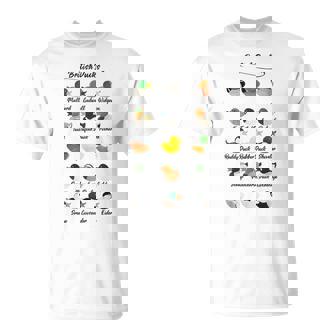 イギリス アヒル かわいい 動物 鳥 陽気なウィットティユーモア Tシャツ - Kawaiitshirt