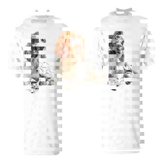 イングリッシュセッター 犬 モチーフ ペット アートワーク イングリッシュセッター Tシャツ - Kawaiitshirt