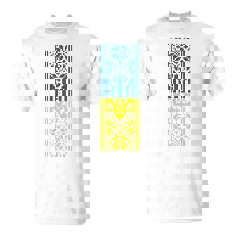 ウクライナの紋章yshyvanka コスチューム ゼレンスキー大統領 長袖tシャツ Tシャツ - Kawaiitshirt