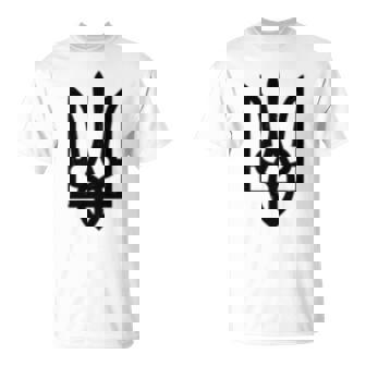 ウクライナトライデントシンボル ウクライナトライズブ 長袖tシャツ Tシャツ - Kawaiitshirt