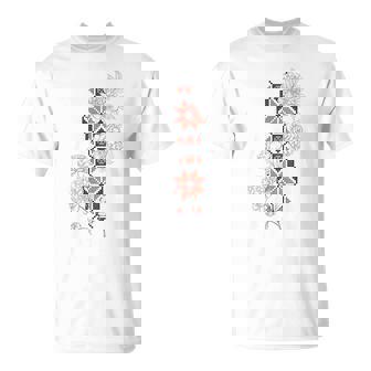 ウクライナ刺繍タトゥーローズ ウクライナの自由 Tシャツ - Kawaiitshirt