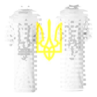 ウクライナ大統領ヴォロディミル・ゼレンスキー ウクライナエンブレム Tシャツ - Kawaiitshirt