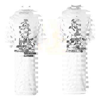 エジプト スフィンクス 神秘 ラムセス バックプリント Tシャツ - Kawaiitshirt