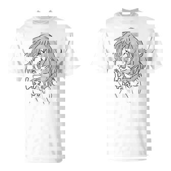 エッチ・アヘ顔 変態少女 快感顔tシャツ Playera Tシャツ - Kawaiitshirt