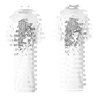 エッチ変態シャツ オタクガール ワイフアヘ顔 快感 Tシャツ - Kawaiitshirt