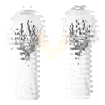 エレガントな夜フクロウ野生動物フクロウ鳥バックプリント フクロウ Tシャツ - Kawaiitshirt